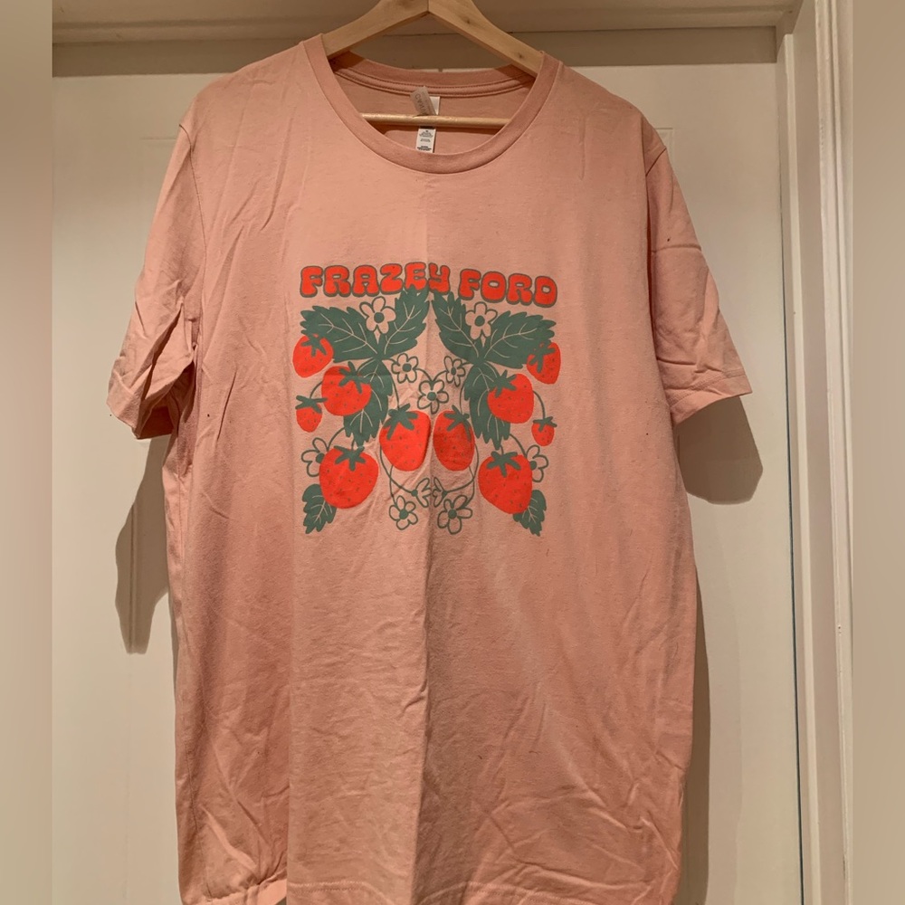 Frazey Ford band,  T-Shirt with Strawberry Design